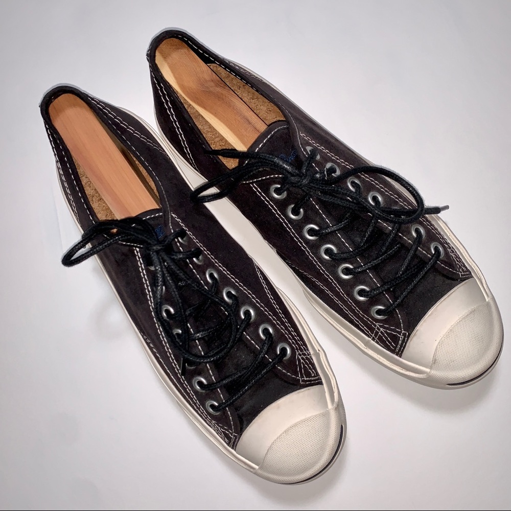 JACK PURCELL Canvas Converse Size 8.5 Black Mens